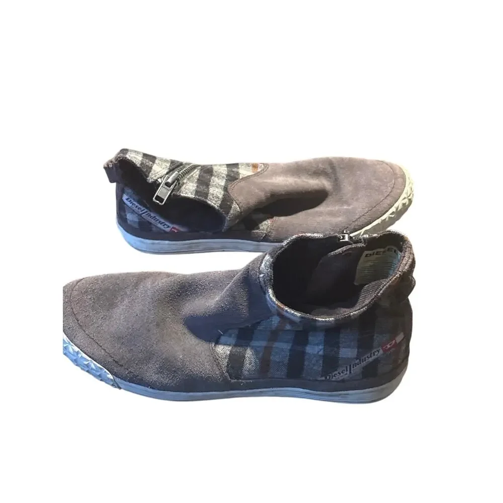 Diesel men’s multicolor suede Trainers size 8 US